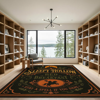 Sleepy Hollow Vintage Halloween Area Rug