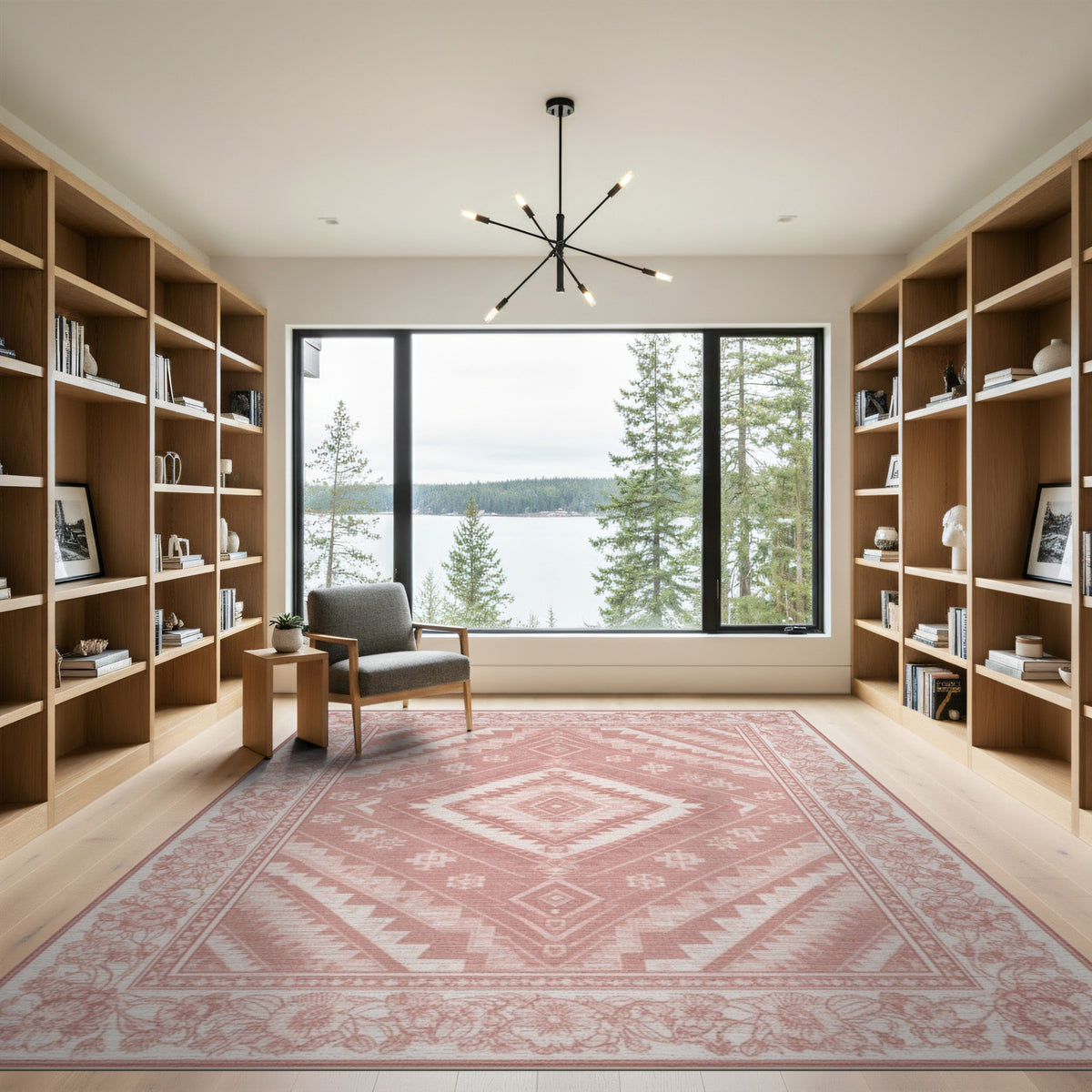 Pink Southwestern Area Rug