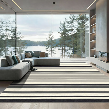 Monochromatic Striped Gradient Rug