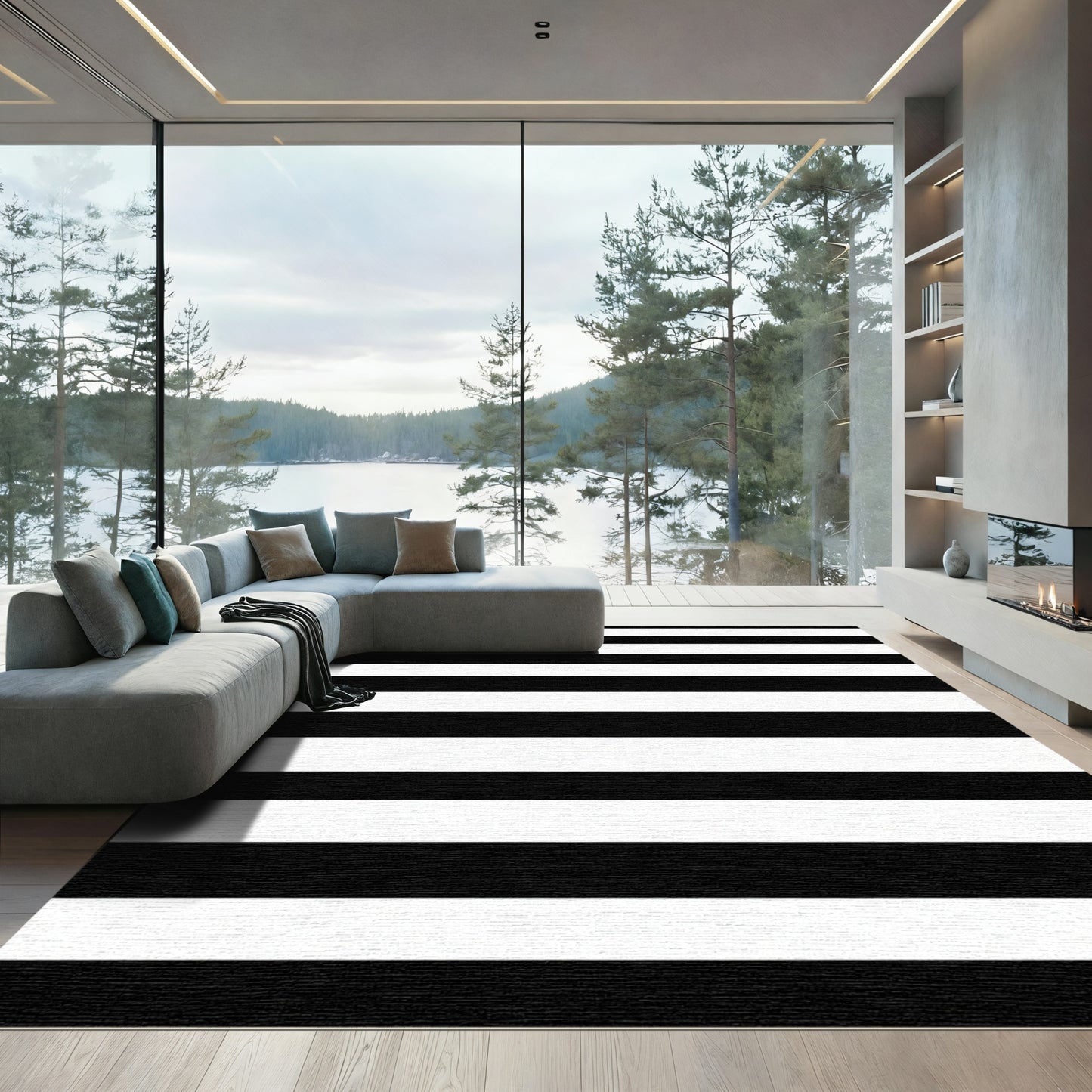 Monochromatic Parallel Bands Rug