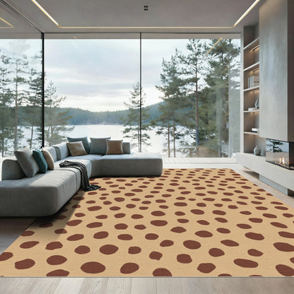 Earthy Tan Speckled Camo Rug