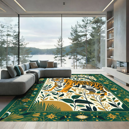 Bold Tiger Botanical Garden Rug