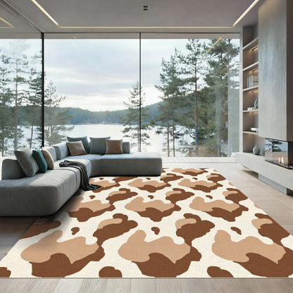 Earthy Tones Irregular Patch Work Rug