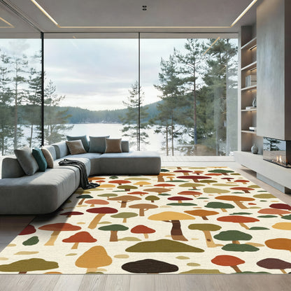 Woodland Fungi Forest Collection Rug