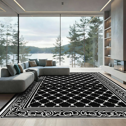 Monochromatic Lattice Border Rug