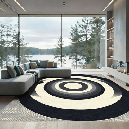Monochromatic Circles Gradient Rug