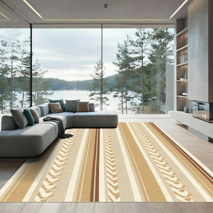 Earthy Tones Braided Stripe Rug