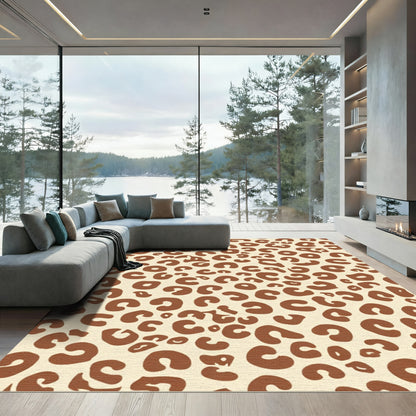 Brown Leopard Spot Classic Rug