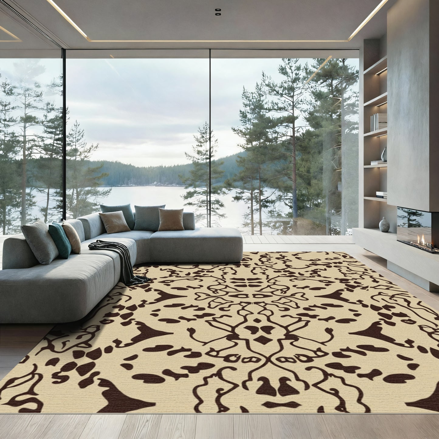 Tannin Brown Organic Rhapsody Rug
