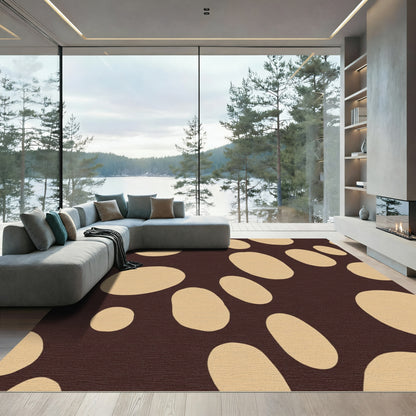 Coco Bean Organic Oval Shape Rug