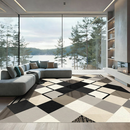 Monochromatic Diamond Lattice Geometric Rug