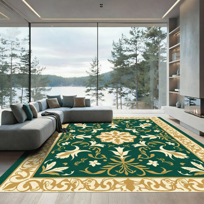 Emerald Botanical Garden Medallion Rug