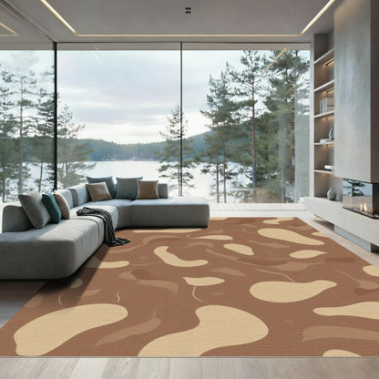 Earth Tones Organic Flow Rug
