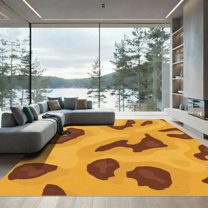 Animal Print Caramel Spots Rug