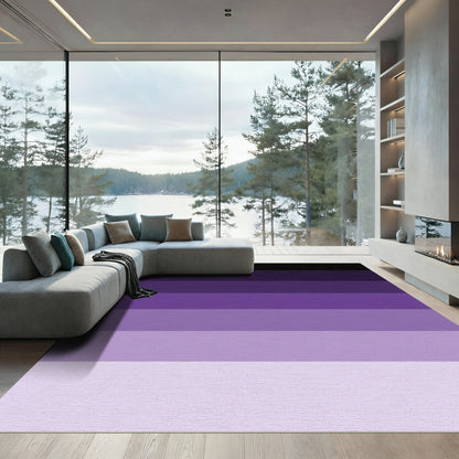 Ombre Indigo Gradient Stripes Rug
