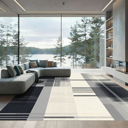 Monochromatic Geometric Blocks Stripes Rug