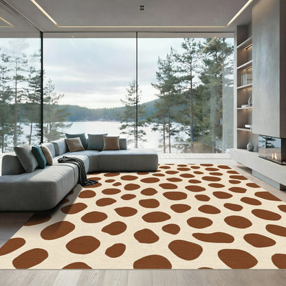 Brown Camel Spots Rug