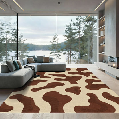 Brown Cream Mottle Ablaze Rug