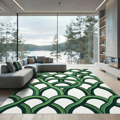 Verdant Intertwined Archway Rug