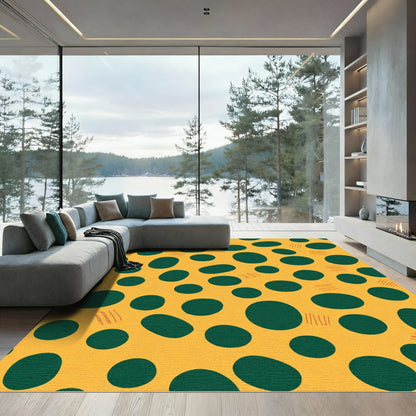 Jungle Leopard Spot Strokes Rug