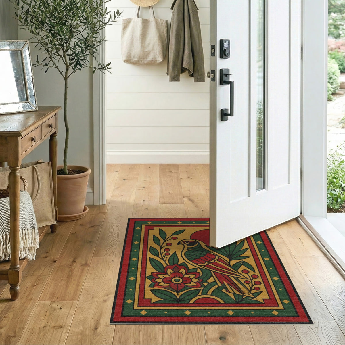 Heritage Falcon Bird Area Rug