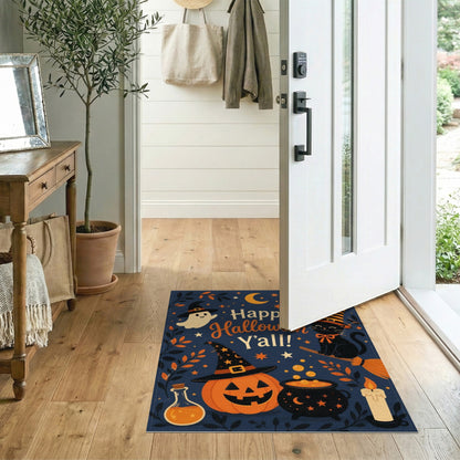 Happy Halloween Y'all Area Rug