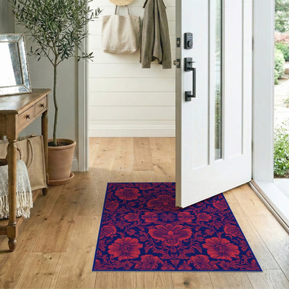 Red Floral Vintage No. 68 Area Rug