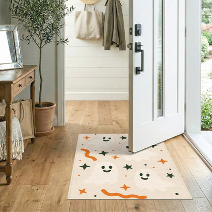 Cute Ghost Kids Washable Area Rug