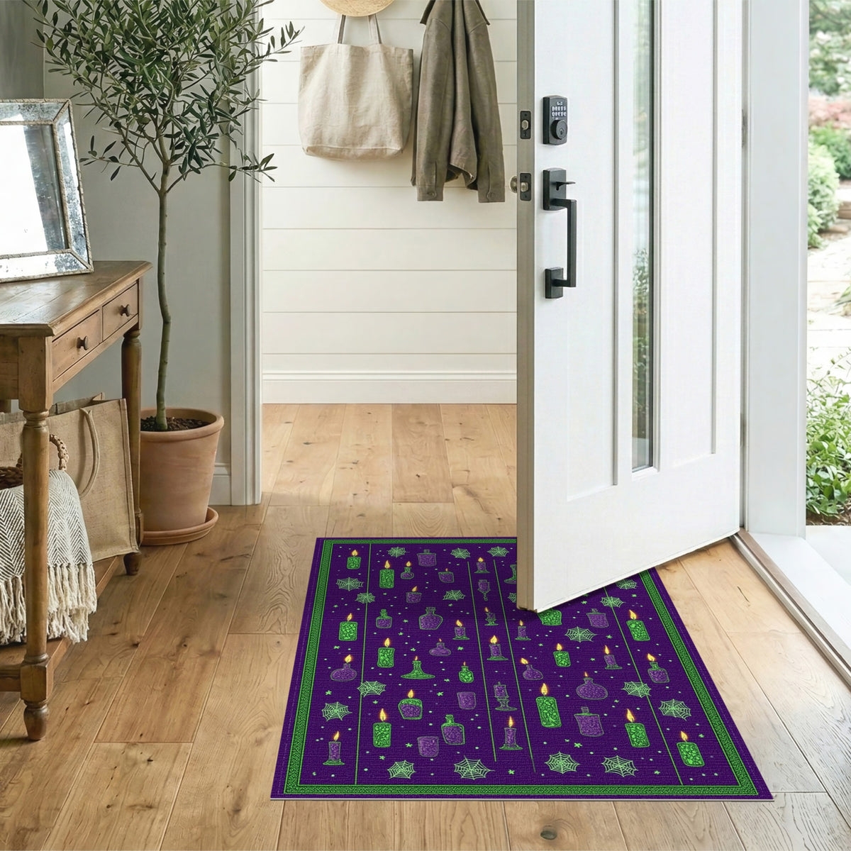 Mystic Purple Potion Candle Area Rug