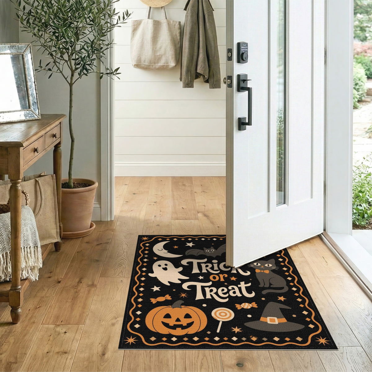Trick or Treat Halloween Kids Cartoon Rug