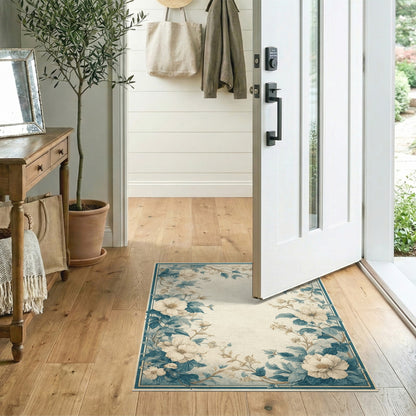 Blue Floral Vintage No. 23 Area Rug