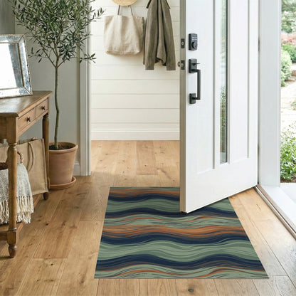 Abstract Area Fluid Wave Abstract Area Rug