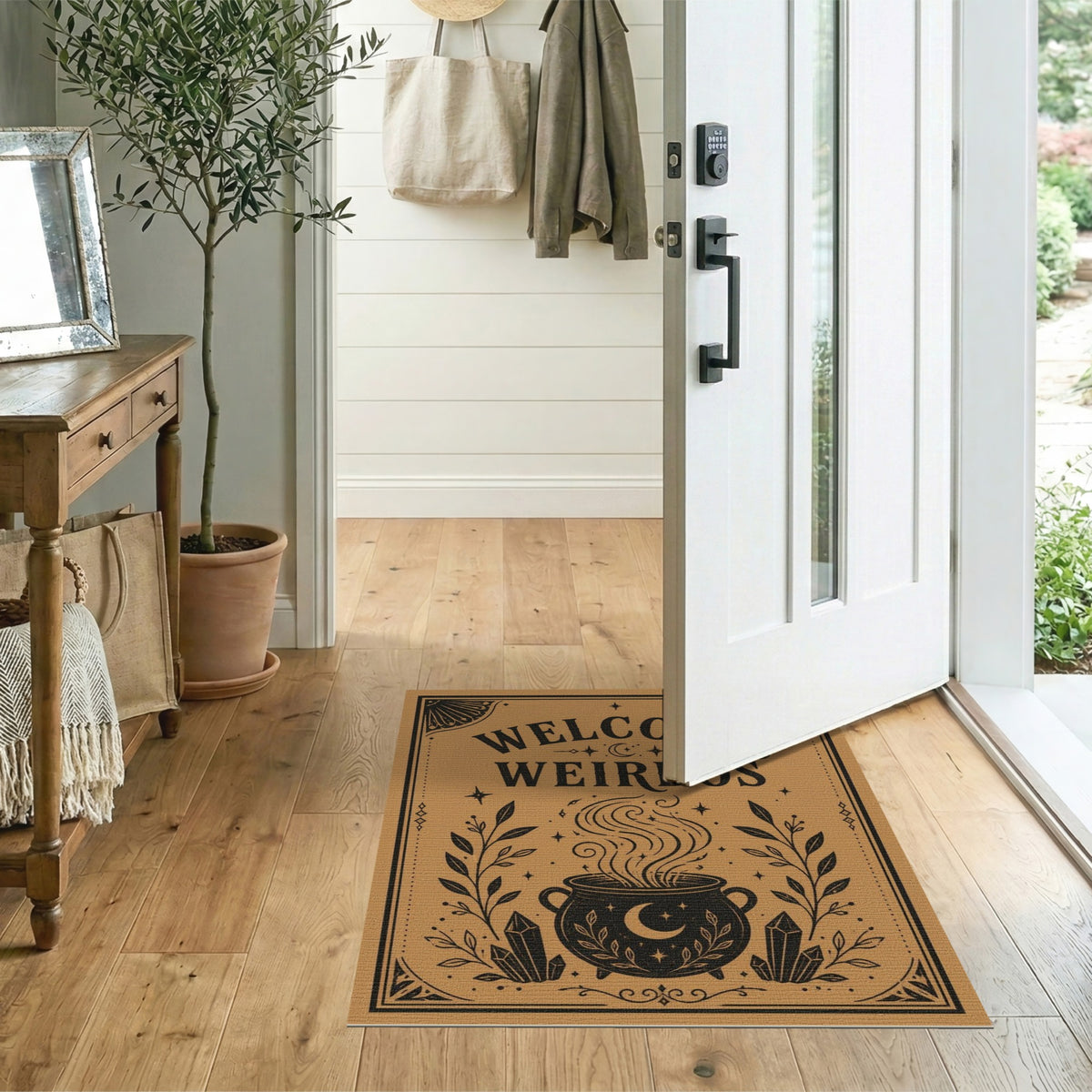 Welcome Weirdos Cauldron Area Rug