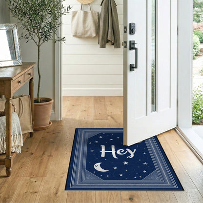 Hey Celestial Moon Stars Area Rug
