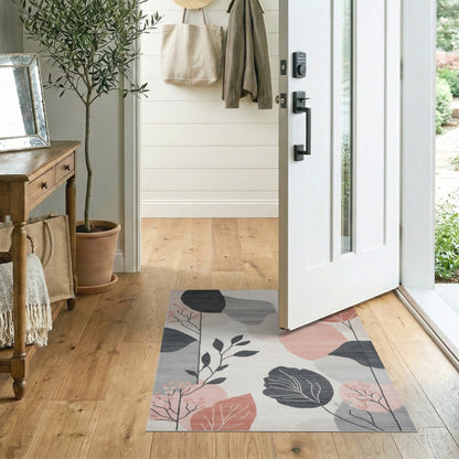 Abstract Leaf Area Rug