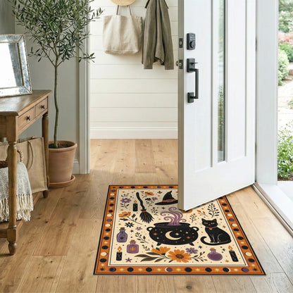 Witch Cauldron Halloween Area Rug