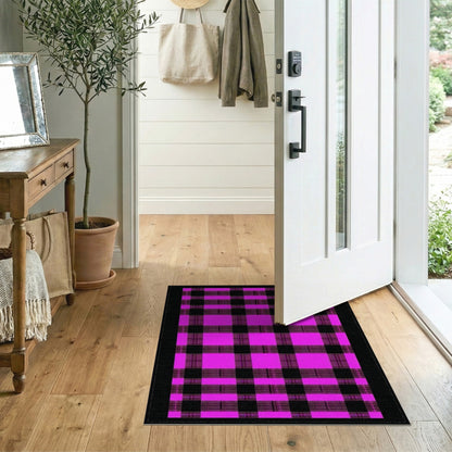 Pink Buffalo Check Area Rug