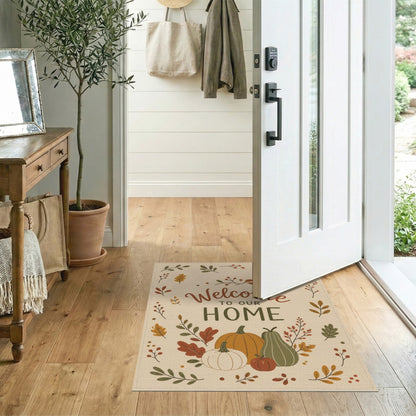 Autumn Harvest Welcome Area Rug