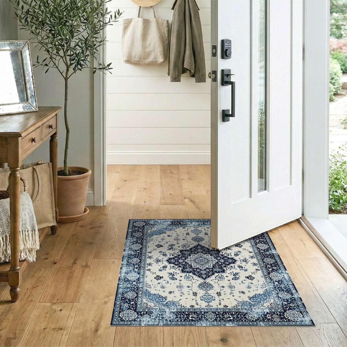 Blue Persian Traditional Area Rug