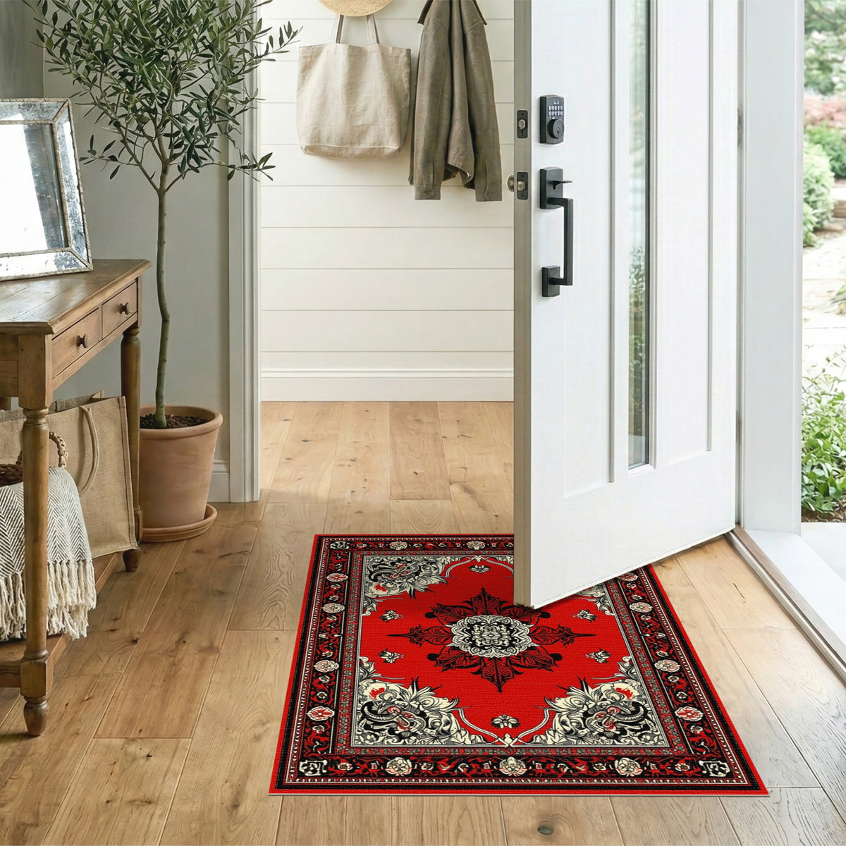 Red Dragon Persian Area Rug