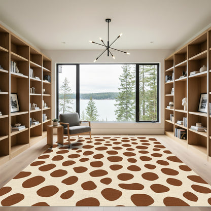 Brown Camel Spots Rug