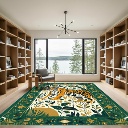 Bold Tiger Botanical Garden Rug