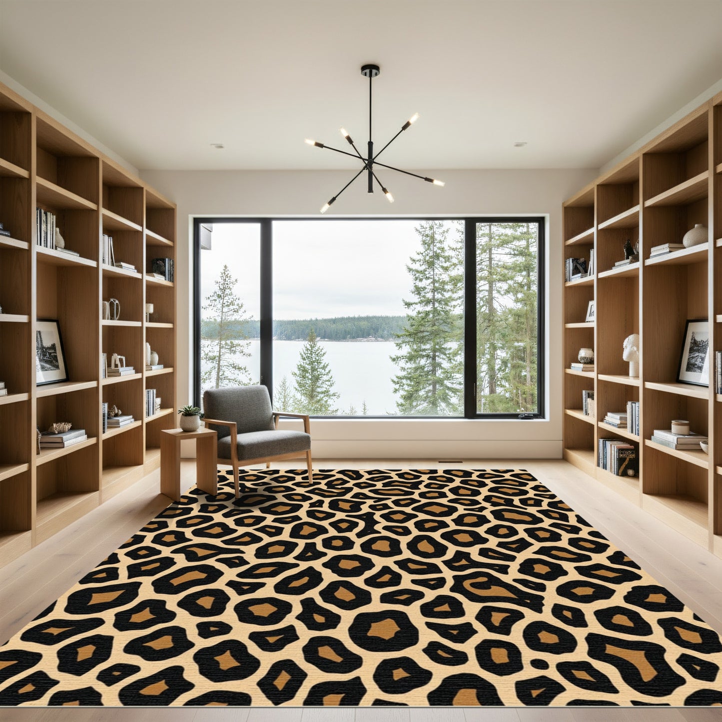 Safari Spots Brown And Black Rug