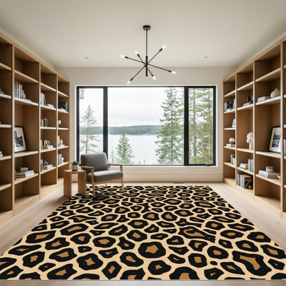 Safari Spots Brown And Black Rug