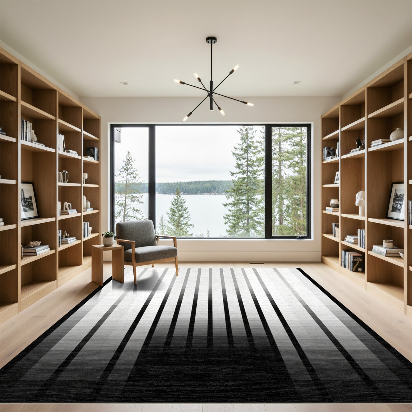 Monochromatic Graduated Stripe Rug