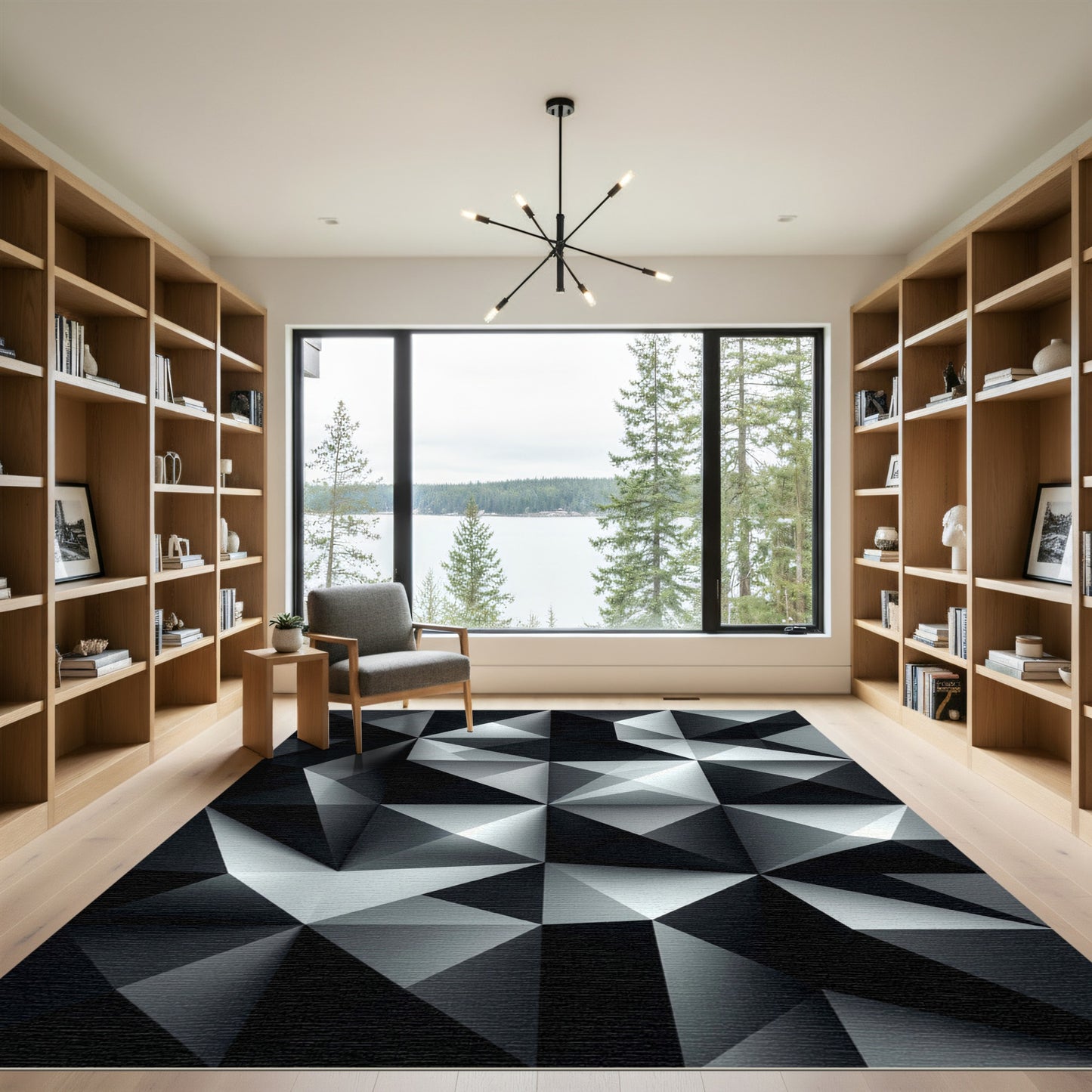 Monochromatic Geometric Facet Composition Rug