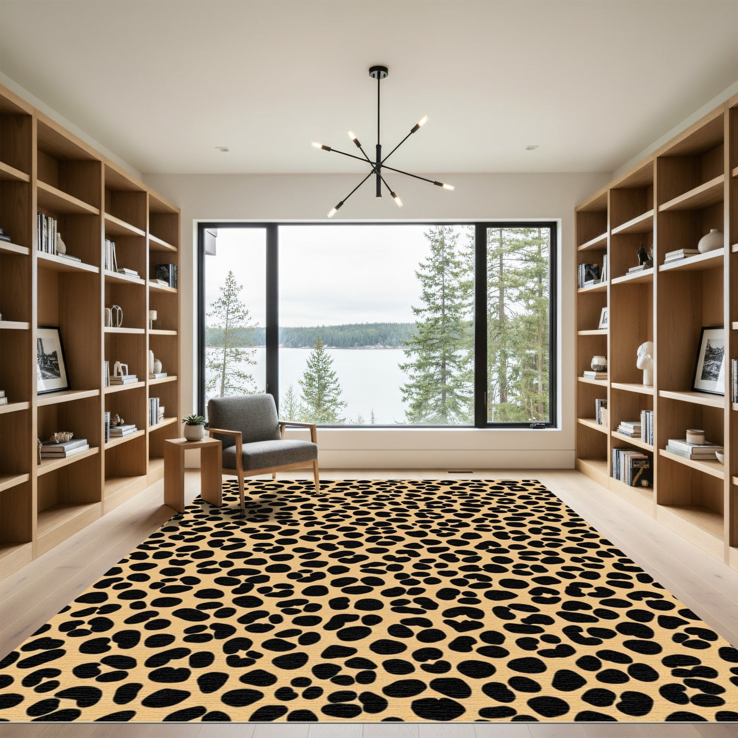 Bold Classic Leopard Spots Rug