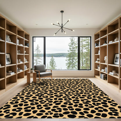 Bold Classic Leopard Spots Rug
