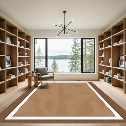 Smooth Wood Grain Texture Rug