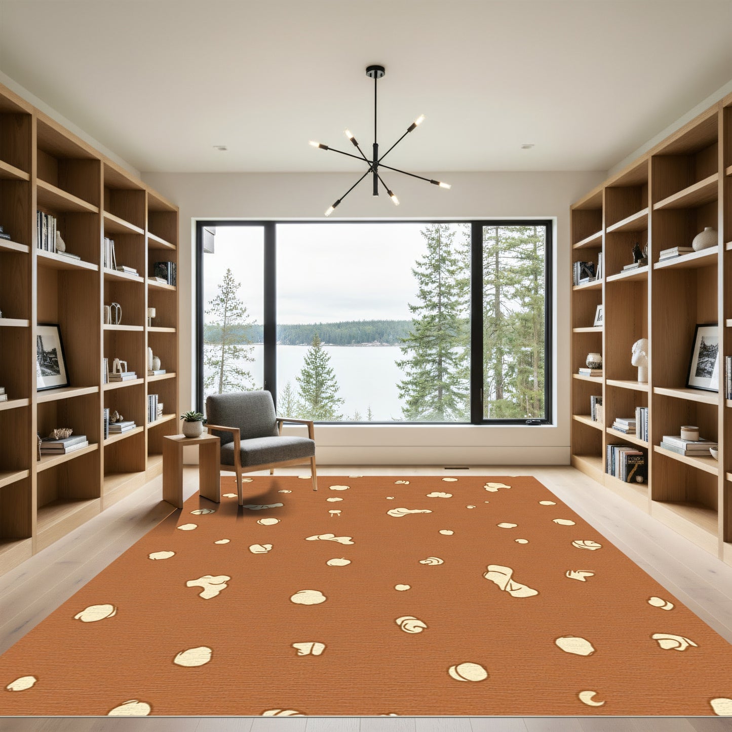 Caramel Cream Cloud Scatter Rug